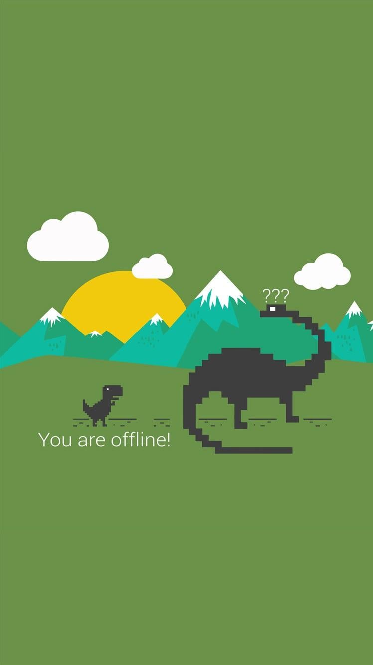Chrome Game google dinosaur offline HD phone wallpaper  Peakpx