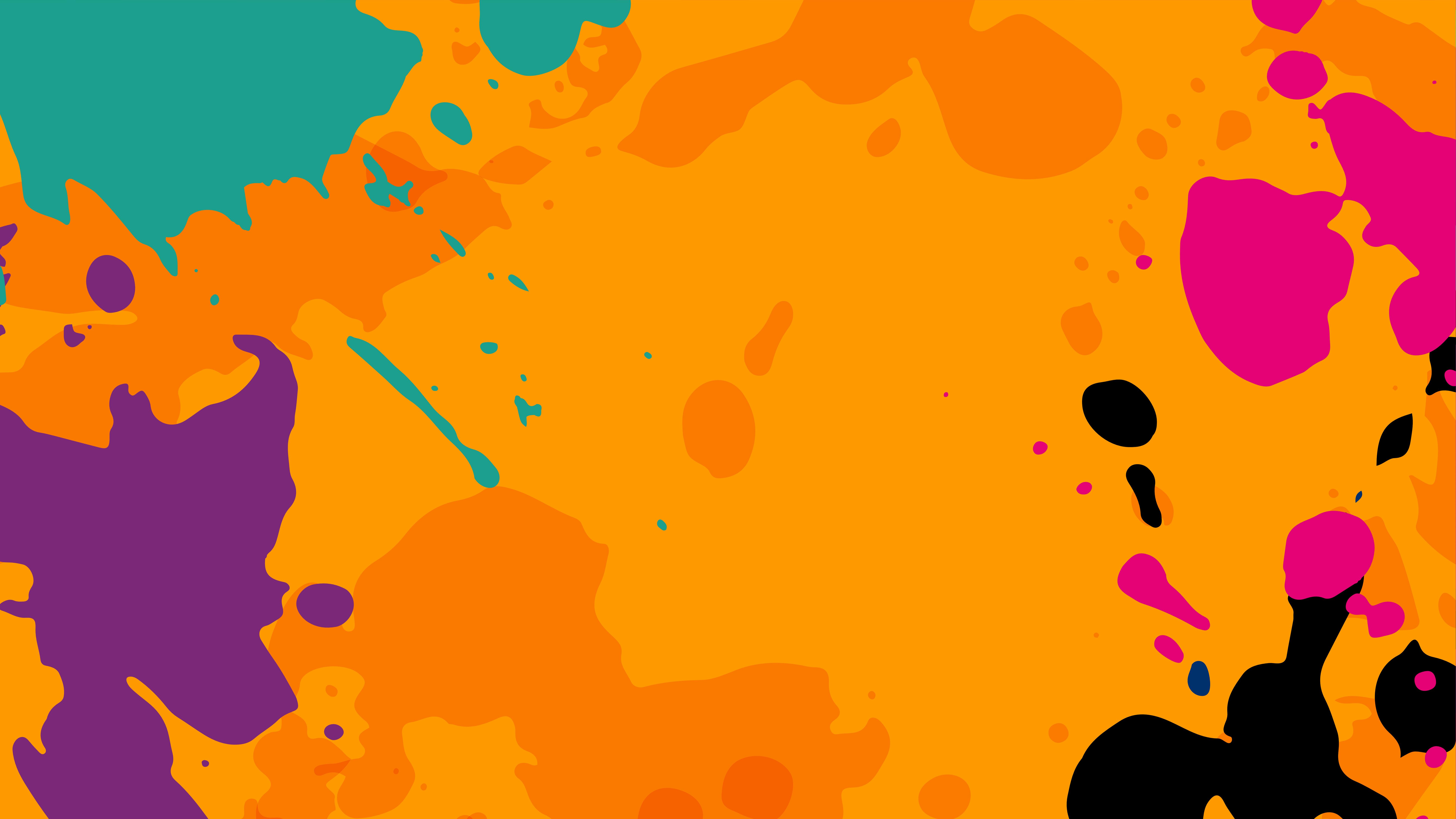 7680x4320 Wallpaper 4k Orange Colour Splashes 4k Wallpaper