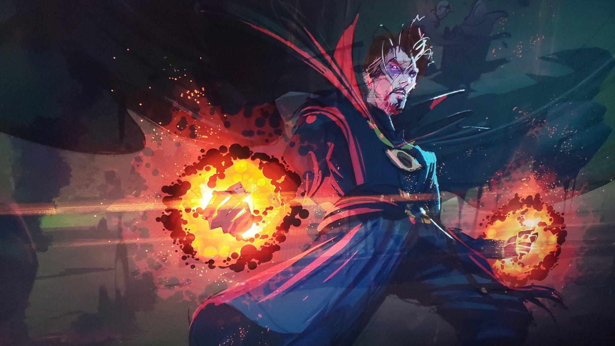 2048x1152 Evil Doctor Strange Wallpaper