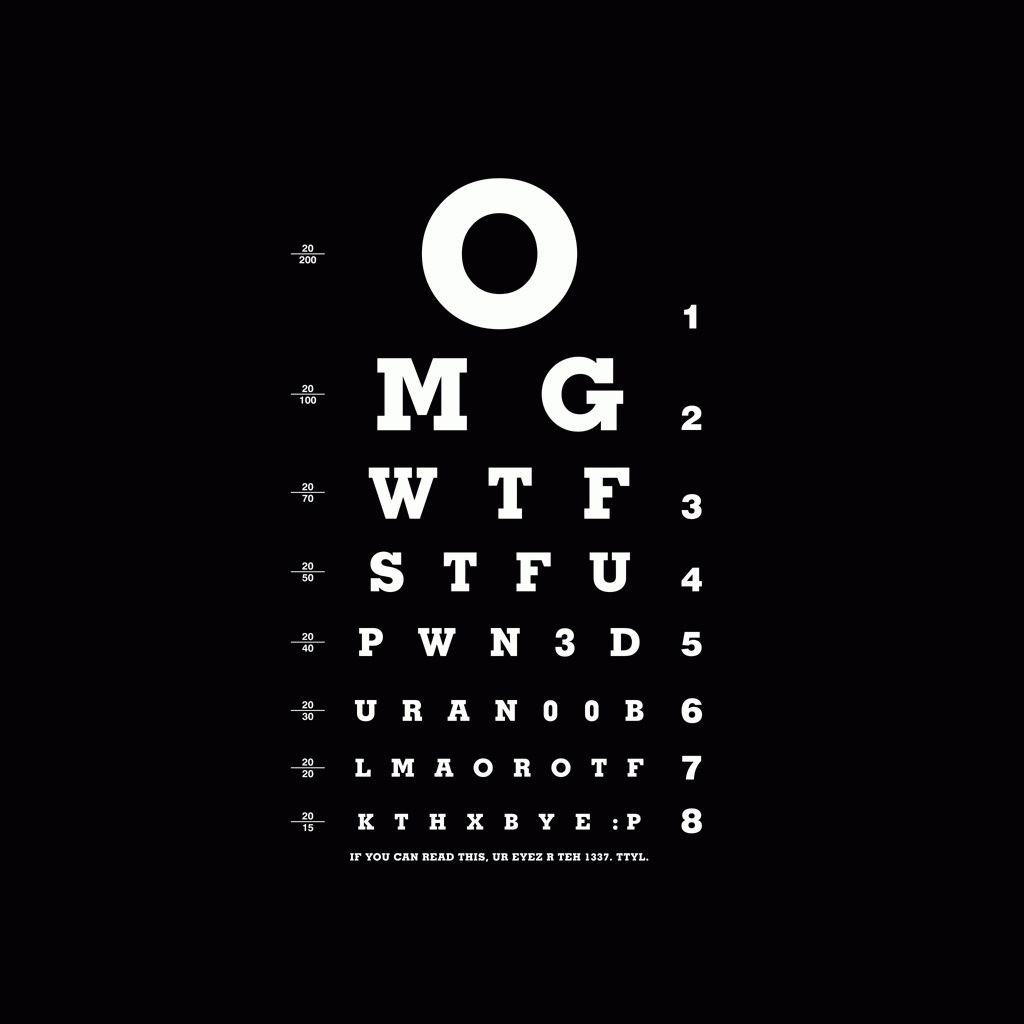 1024x1024 Optical Test iPad Wallpaper Free Download