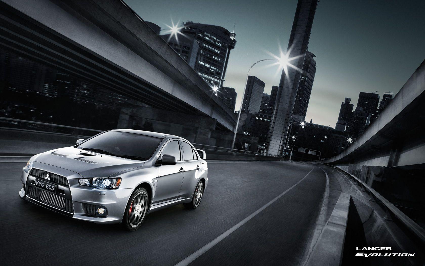 1680x1050 Mitsubishi Lancer Evolution X Wallpaper