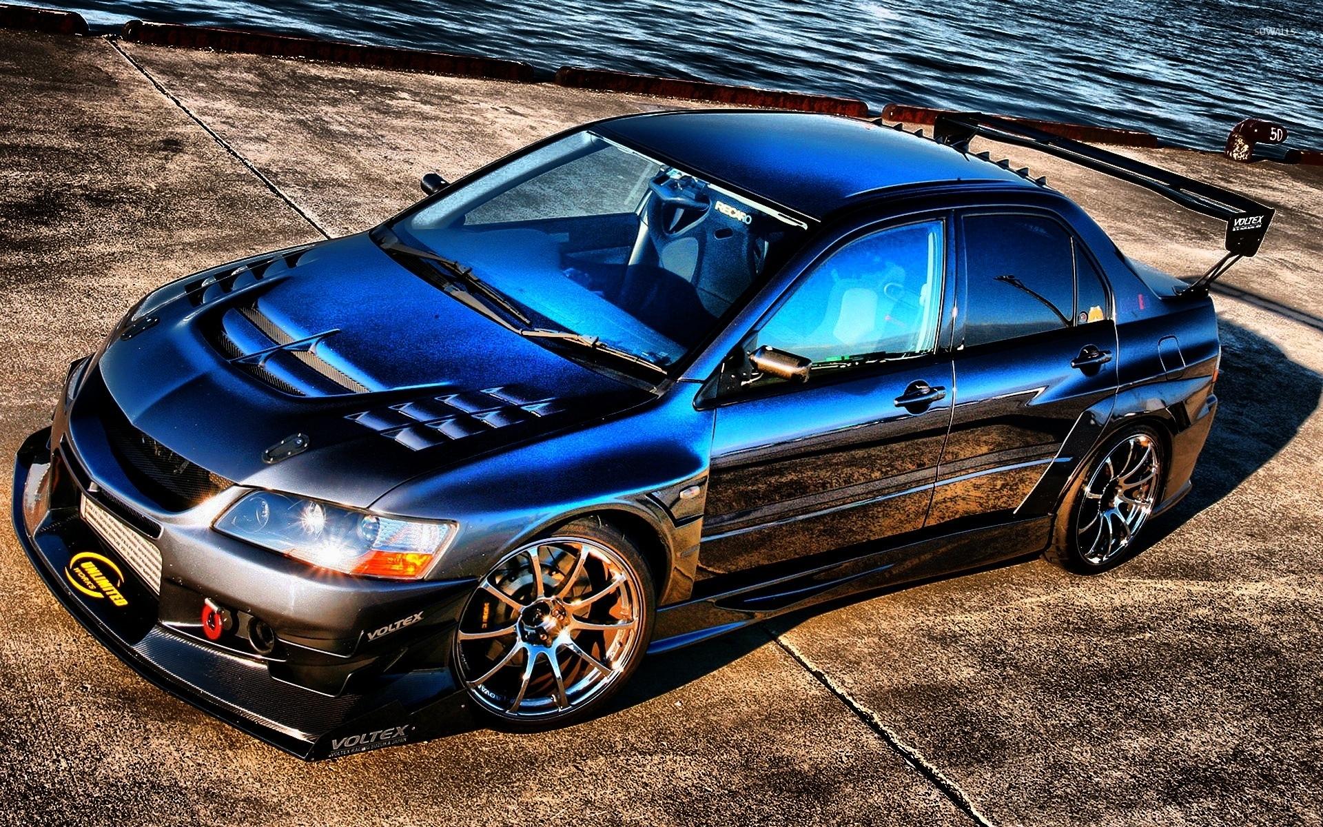 1920x1200 Blue Mitsubishi Lancer wallpaper wallpaper