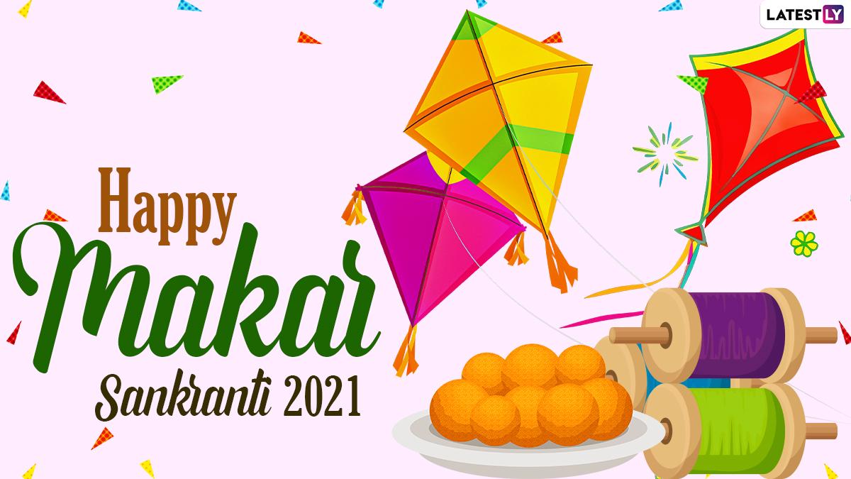 1200x675 Makar Sankranti Image & HD Wallpaper for Free Download Online: Wish Happy Uttarayan 2021 With GIF Greetings, WhatsApp Stickers and Photo Messages