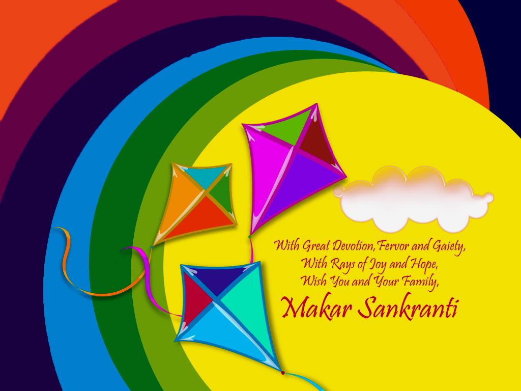 1024x768 Happy Makar Sankranti Wallpaper Image Free Download