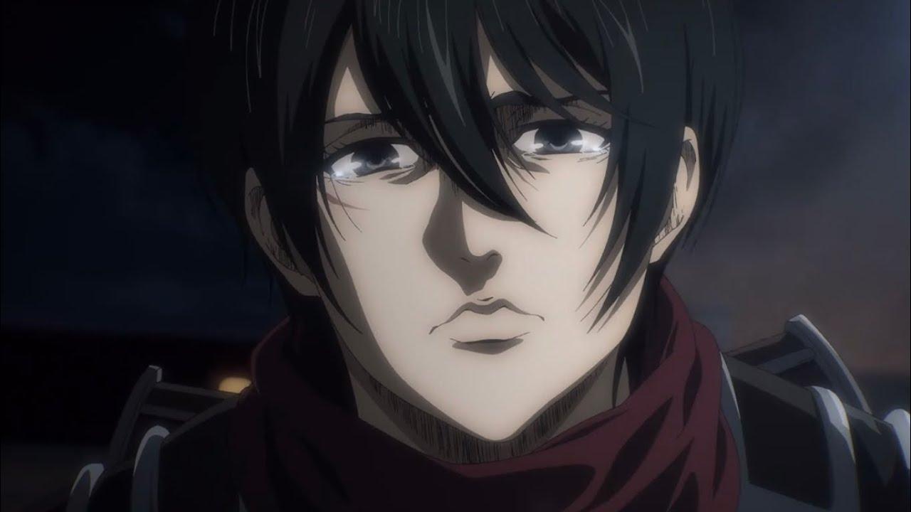 1280x720 Mikasa talk to Eren. Attack On Titan Season 4 Episode 6