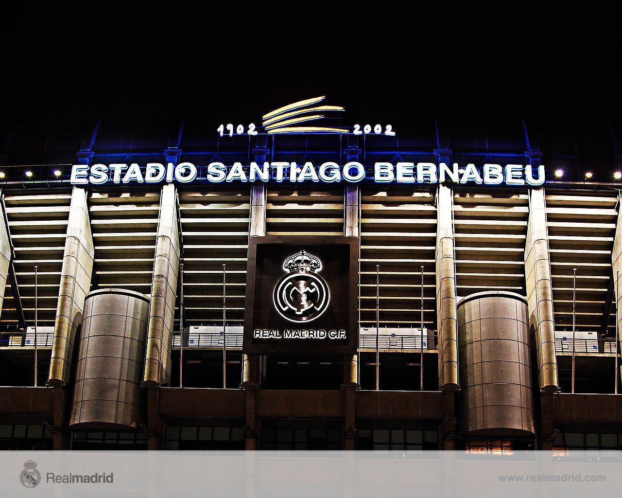 1280x1024 hình nền sân vận động Real Madrid Santiago Bernabeu