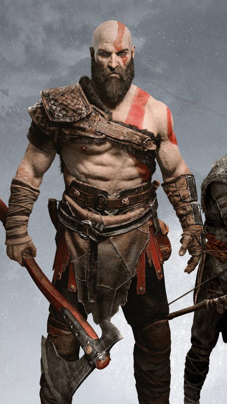 750x1334 Download 750x1334 God Of War Collector's Edition, Kratos Wallpaper