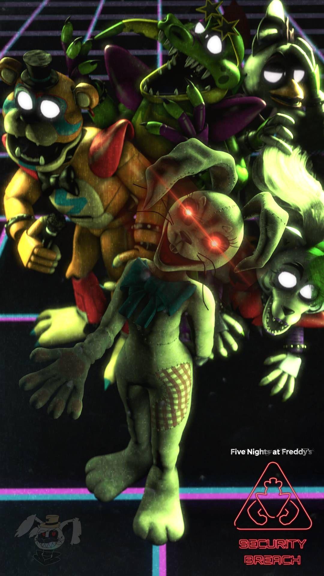 1080x1920 FNaF Security Breach) By Hekuta Gen. Fnaf, Fnaf Wallpaper, Fnaf Foxy