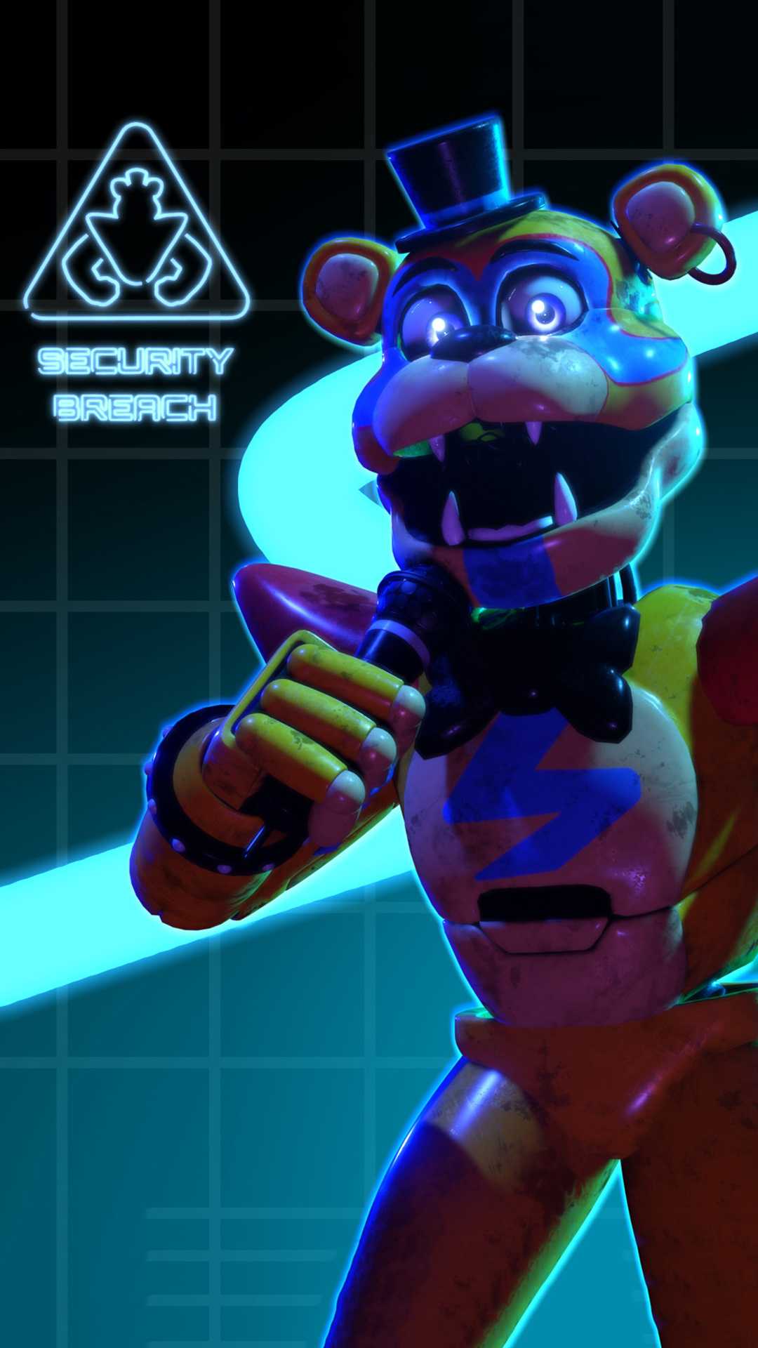 1080x1920 Glamrock Freddy Wallpaper