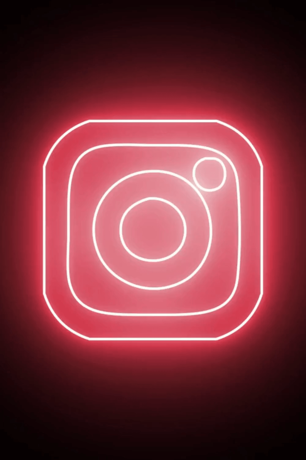 1000x1500 Instagram Neon Logo Png Design Idea