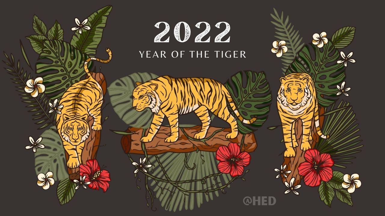 2022 year wishes tiger new chinese Chinese New