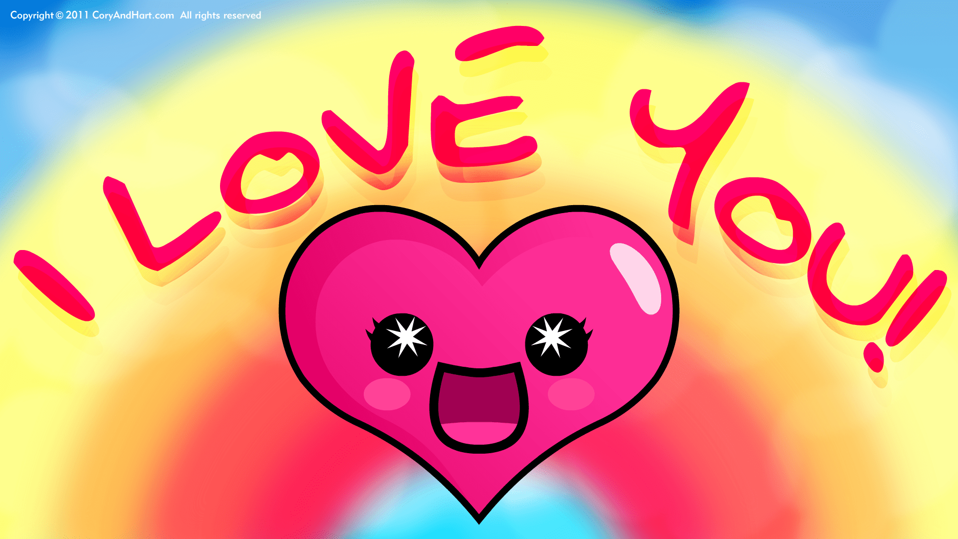 1920x1080 widescreen wallpaper. Cute Love is all around