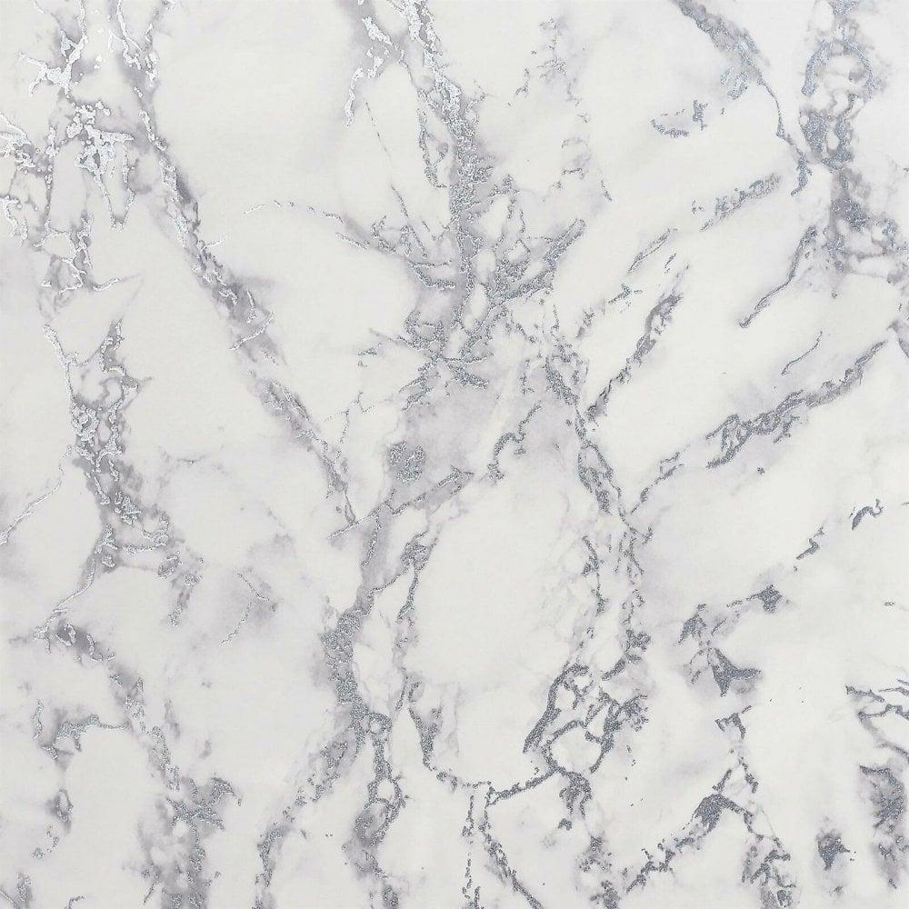 1000x1000 Mens Arthouse Arthouse Carrara Marble White Grey Silver Metallic Wallpaper. SALE. Buy Online UK