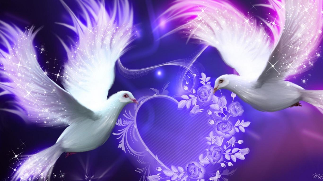 1366x768 Cute Love Wallpaper HD 1366×768 Birds Wallpaper Lovesove Quotes Hd