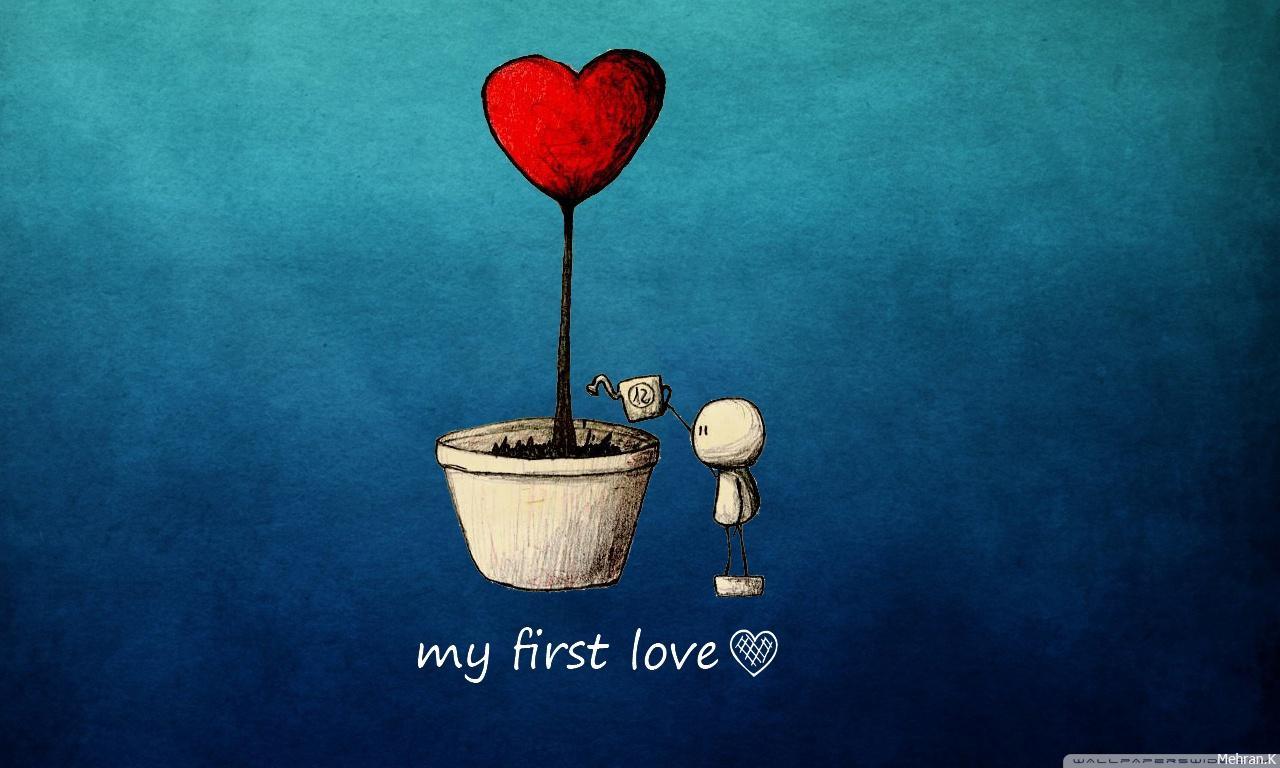 1280x768 cartoon love image and wallpaper