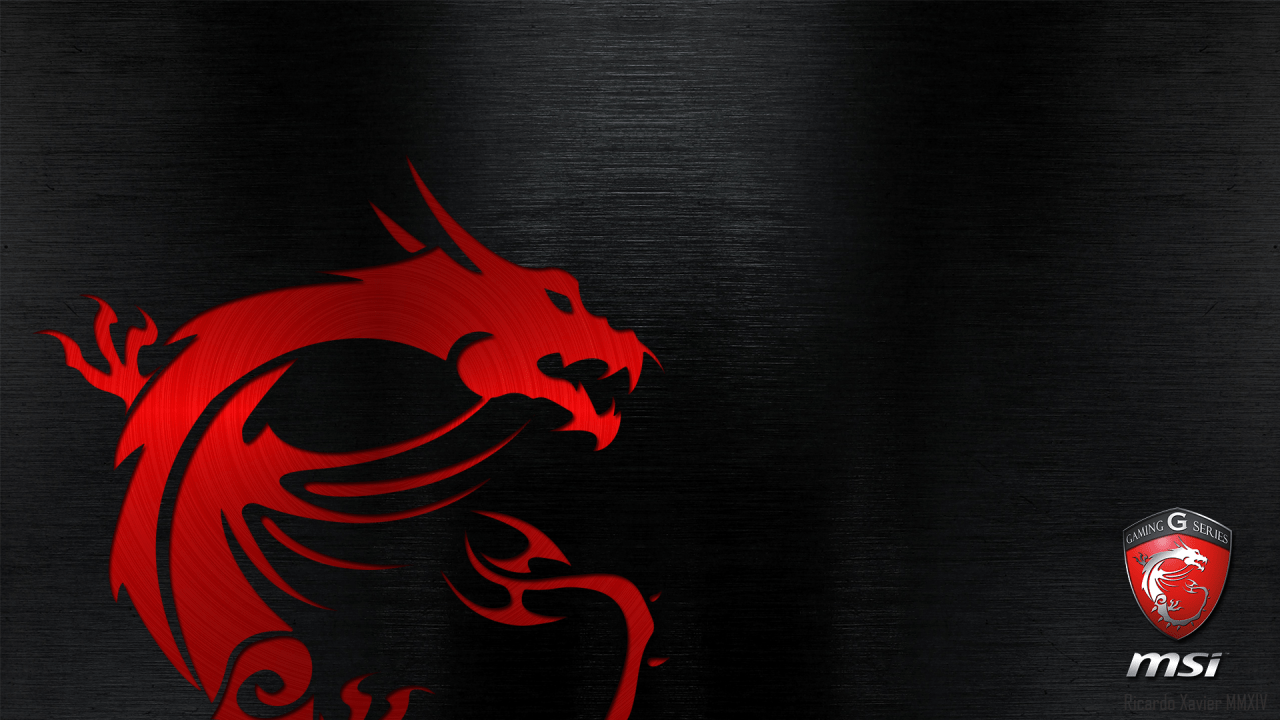 1280x720 Download 1280x720 Msi Gaming Series, Dragon Logo Wallpaper