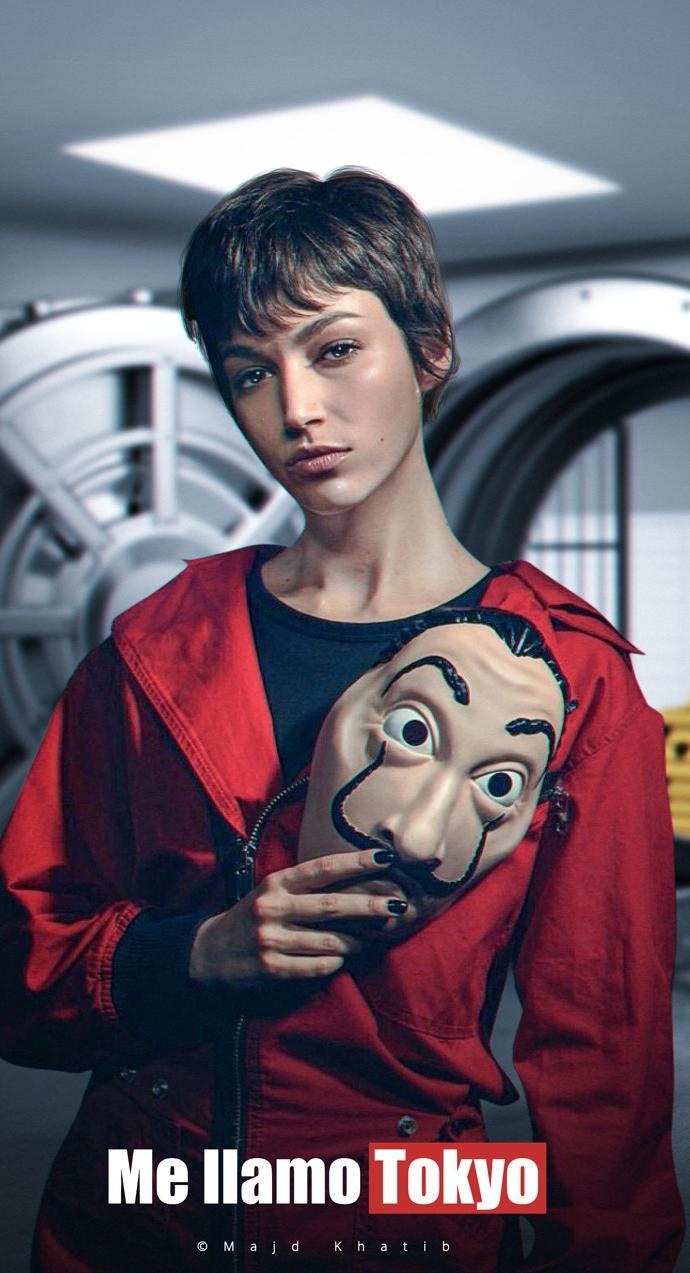 690x1273 Money Heist Tokyo Wallpaper Best Tokyo La Casa De Papel Background