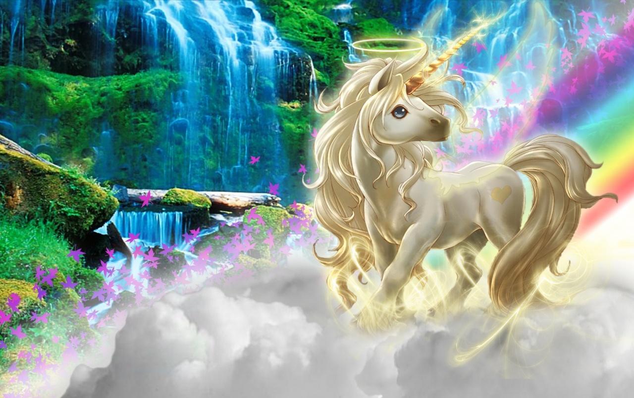 1280x804 Unicorn Clouds Rainbow Nature wallpaper. Unicorn Clouds Rainbow