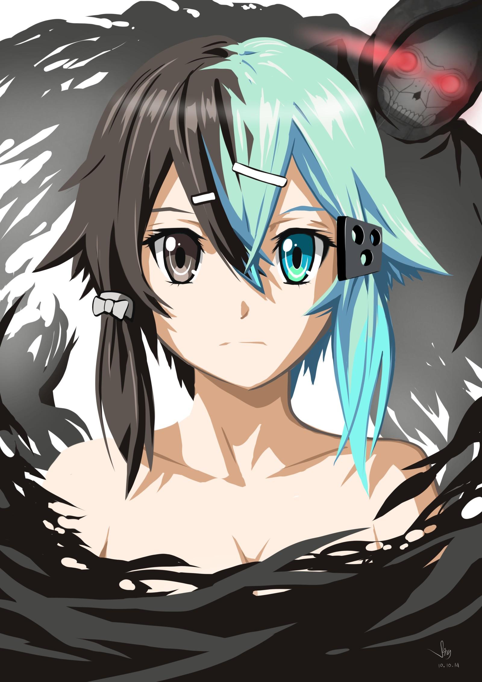 1600x2263 Sword Art Online, Asada Shino, Gun Gale Online Wallpaper HD / Desktop and Mobile Background