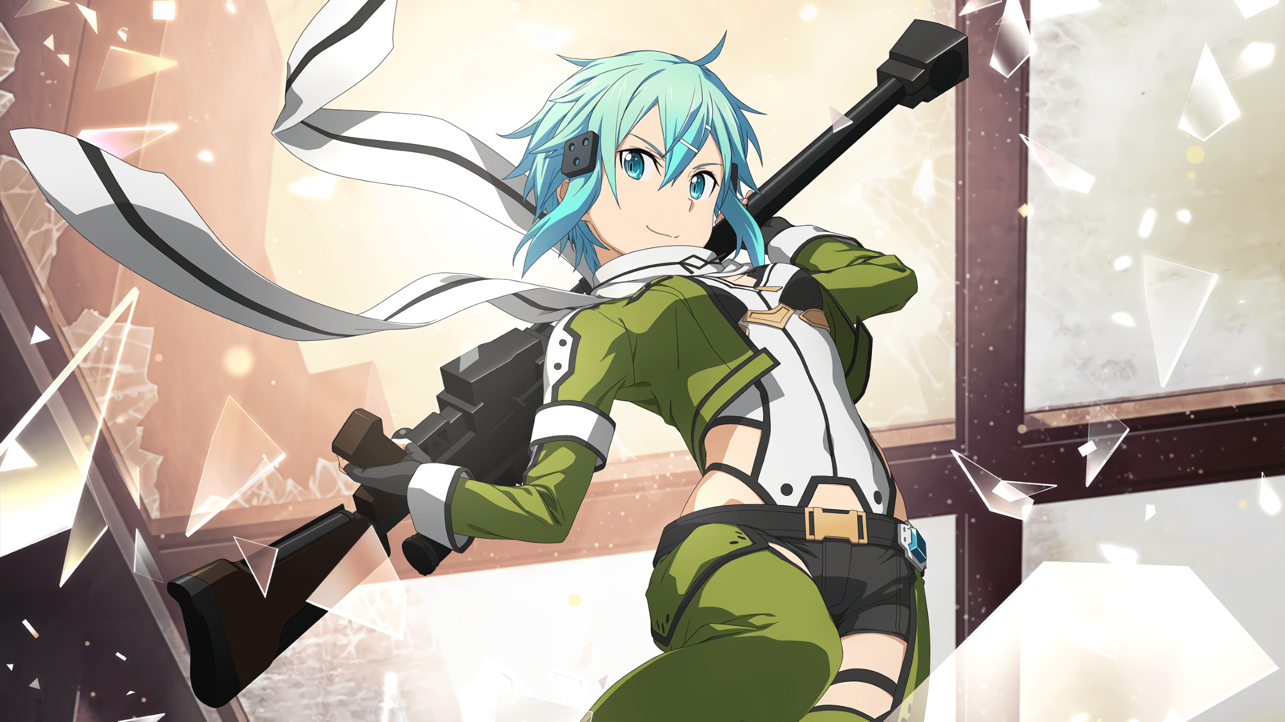 2560x1440 Sinon, Sinon (Sword Art Online), Sword Art Online: Alicization Rising Steel, Shino Asada HD Wallpaper