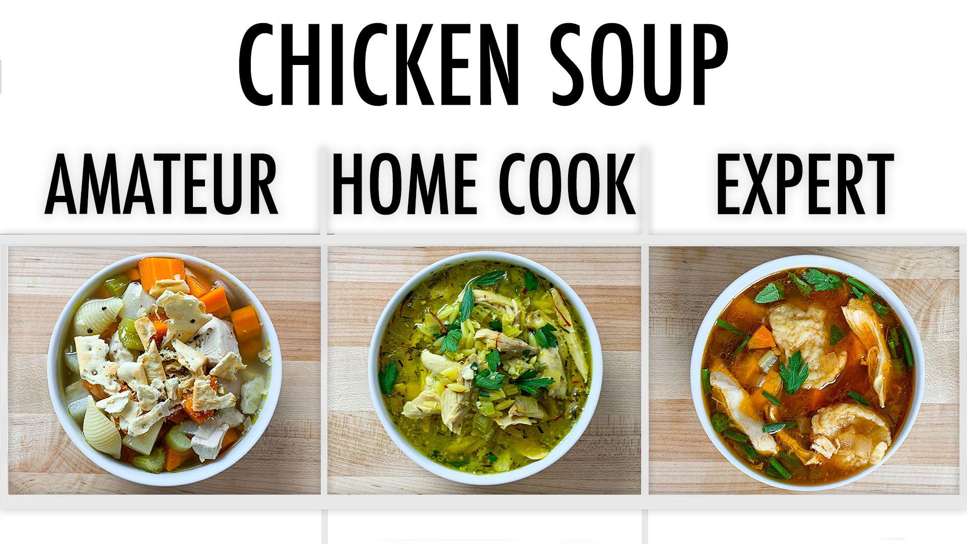 1920x1080 Watch 4 Levels of Chicken Soup: Amateur to Food Scientist Levels