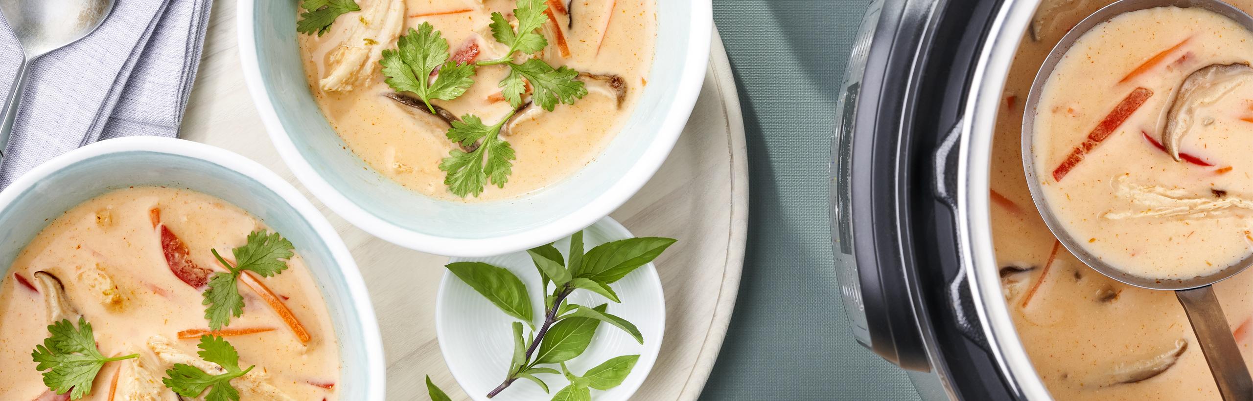 2560x821 Instant Pot​® Thai Chicken Soup