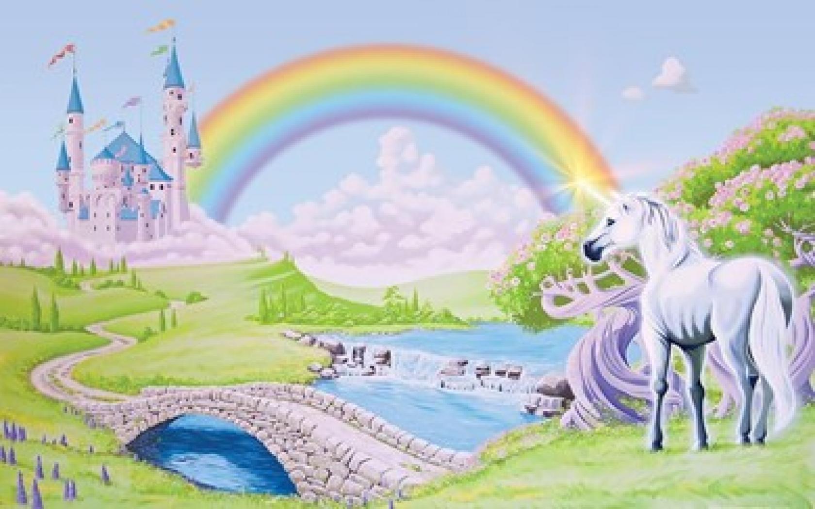 1680x1050 wi.617: Unicorn Rainbow Wallpaper (390x260 px)