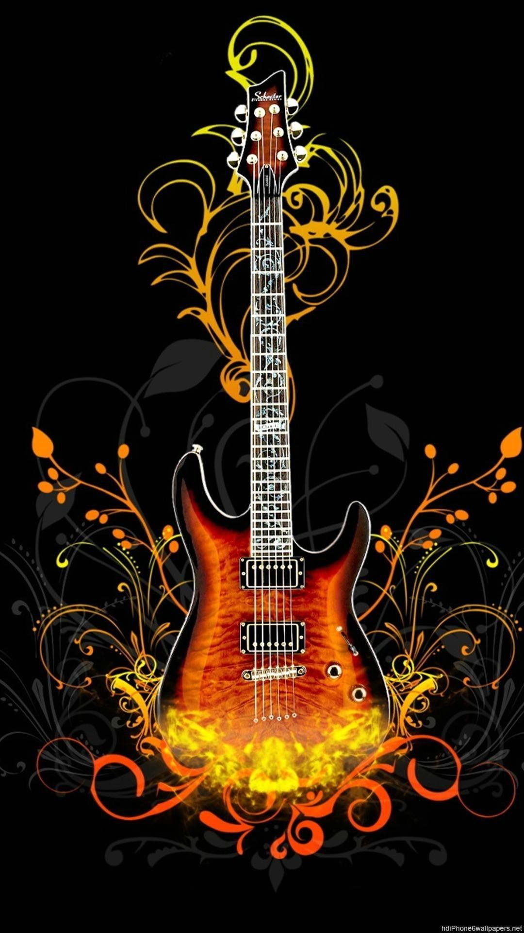 1080x1920 1080x 3D Guitar Wallpaper iPhone HD Wallpaper Vertical