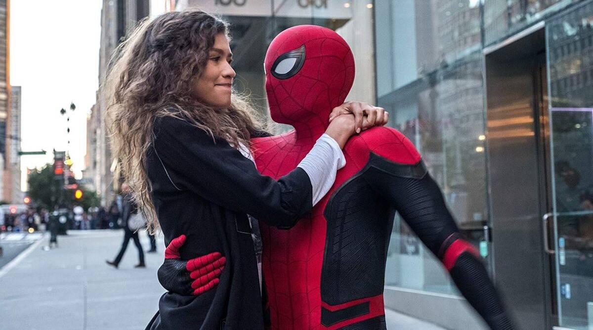 1200x667 Spider Man No Way Home: Tom Holland Hides His Face As He's Spotted With Zendaya On Sets, See Pics. Entertainment News, The Indian Express