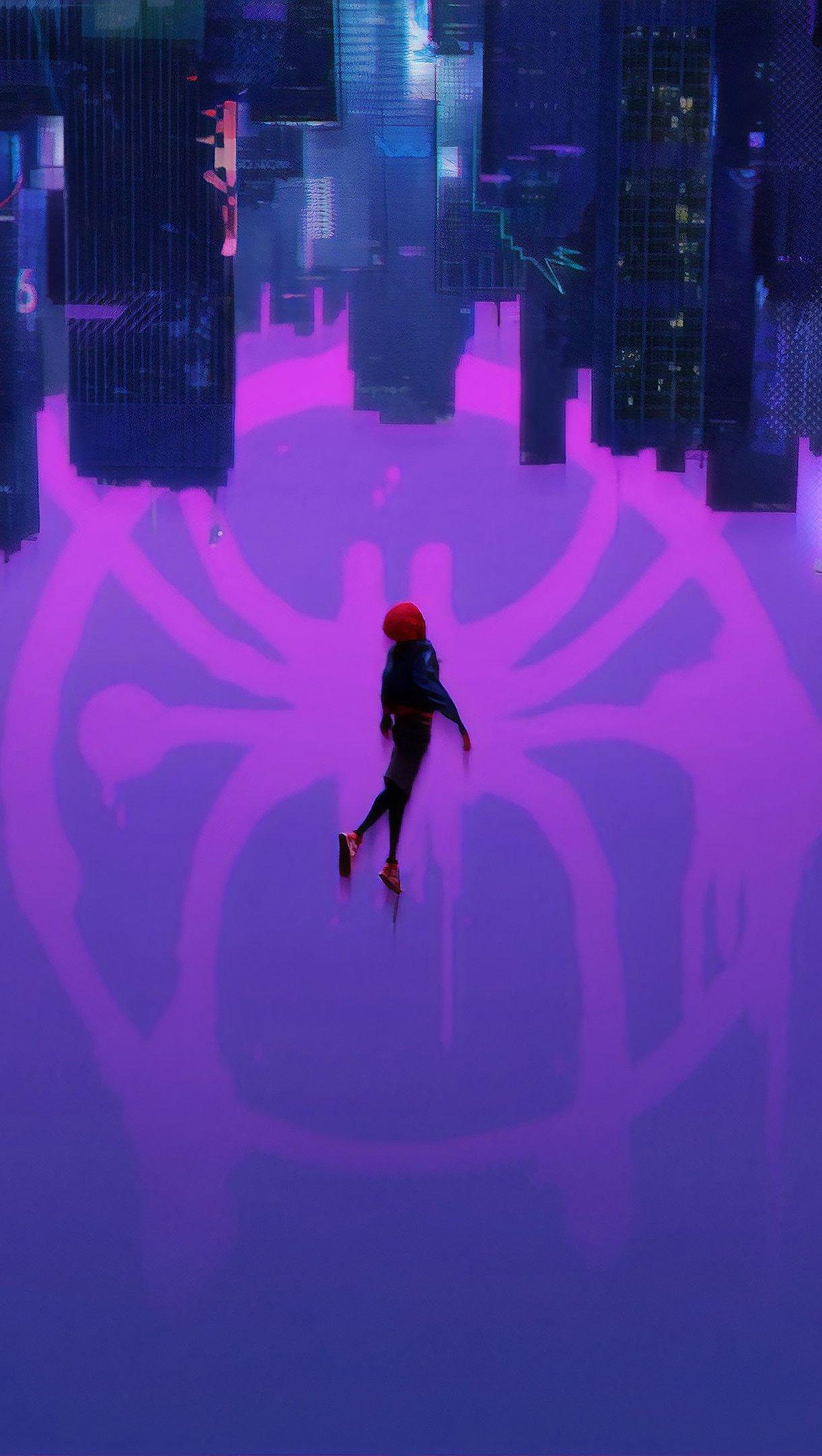 1220x2160 Spider Man: Into The Spider Verse Wallpaper 4k Ultra HD