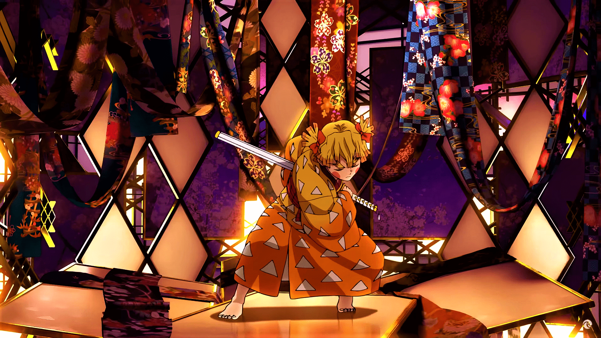 1920x1080 Demon Slayer Entertainment District Arc Wallpaper