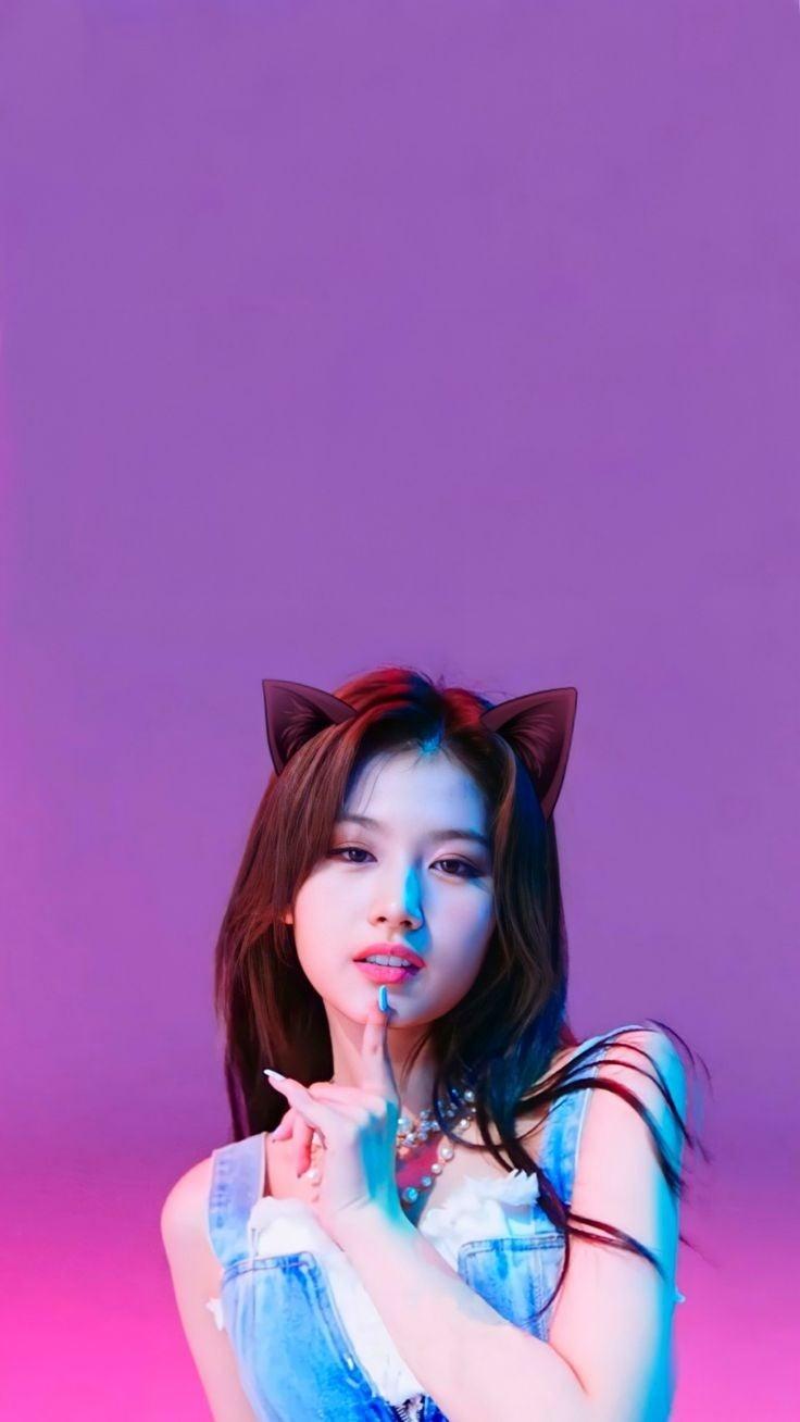 736x1308 Sana wallpaper from twitter (ctto)