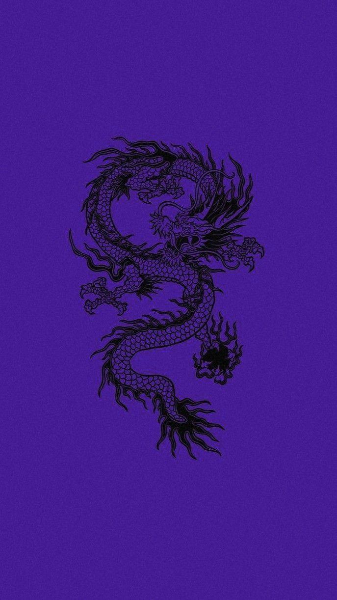 Black and Purple Dragon Wallpapers - Top Free Black and Purple Dragon ...