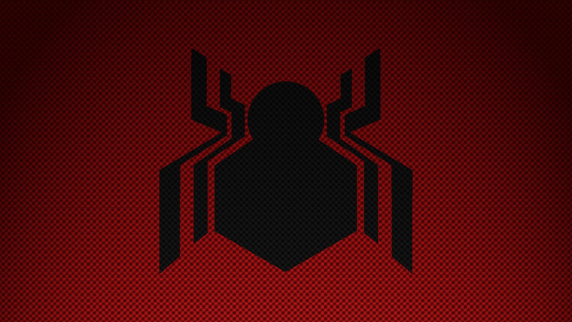 1920x1080 Made A Simple MCU Spider Man Logo Wallpaper