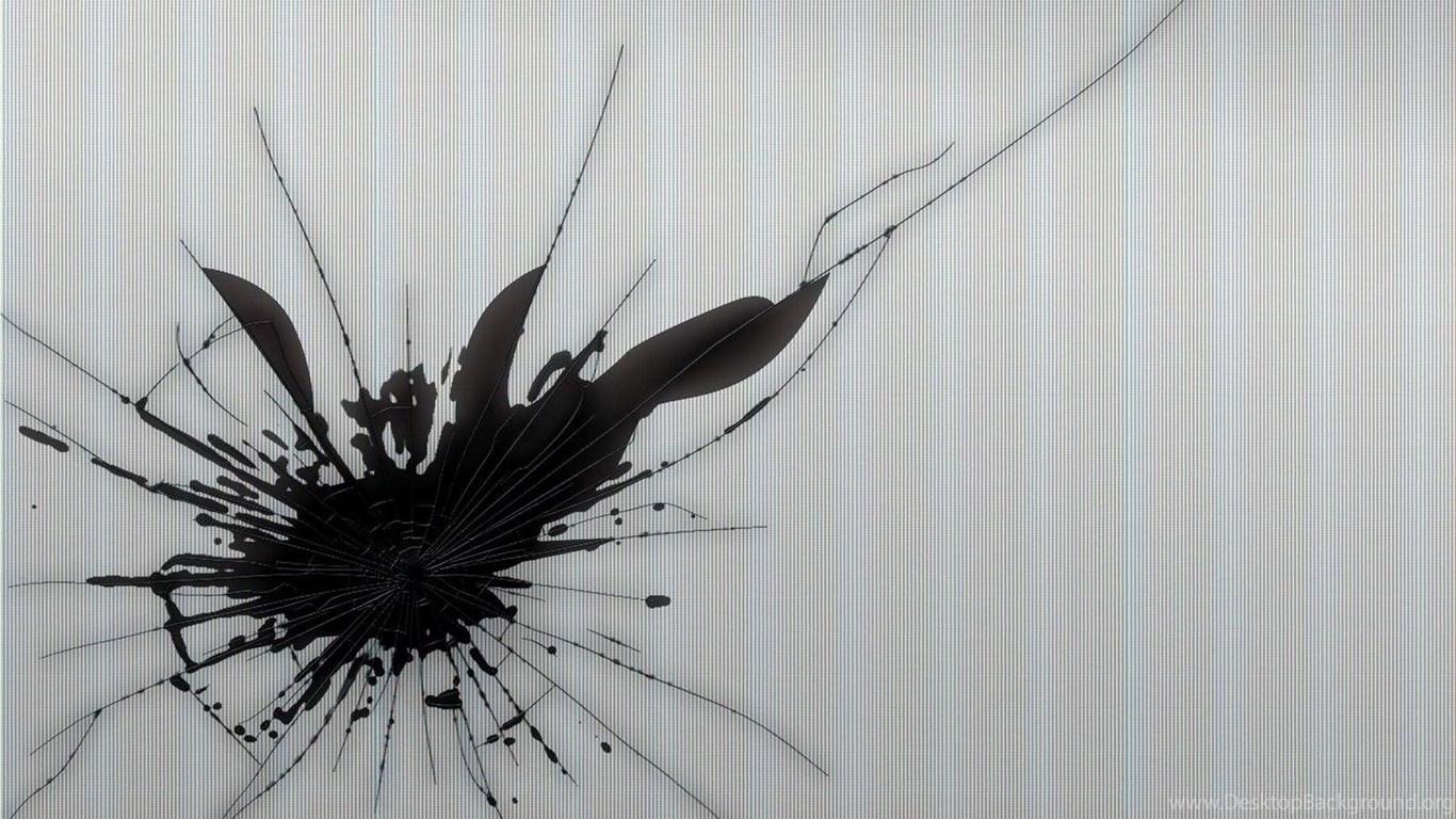 1366x768 Broken Screen Wallpaper Mac Tv Screen Png