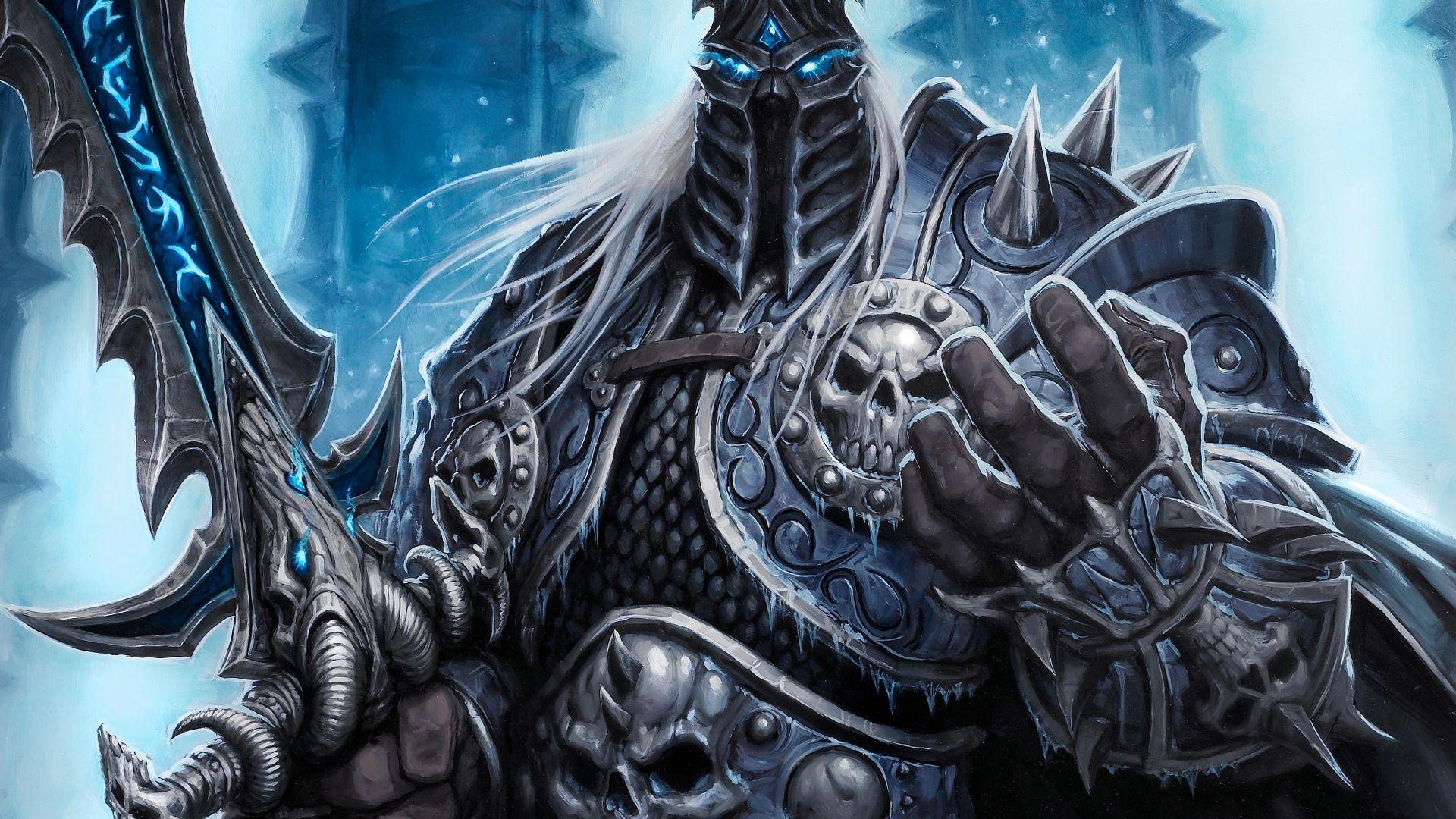 1920x1080 Desktop Wallpaper Lich King, World Of Warcraft, Online Game, 4k, 5k, HD Image, Picture, Background, 1b01f6