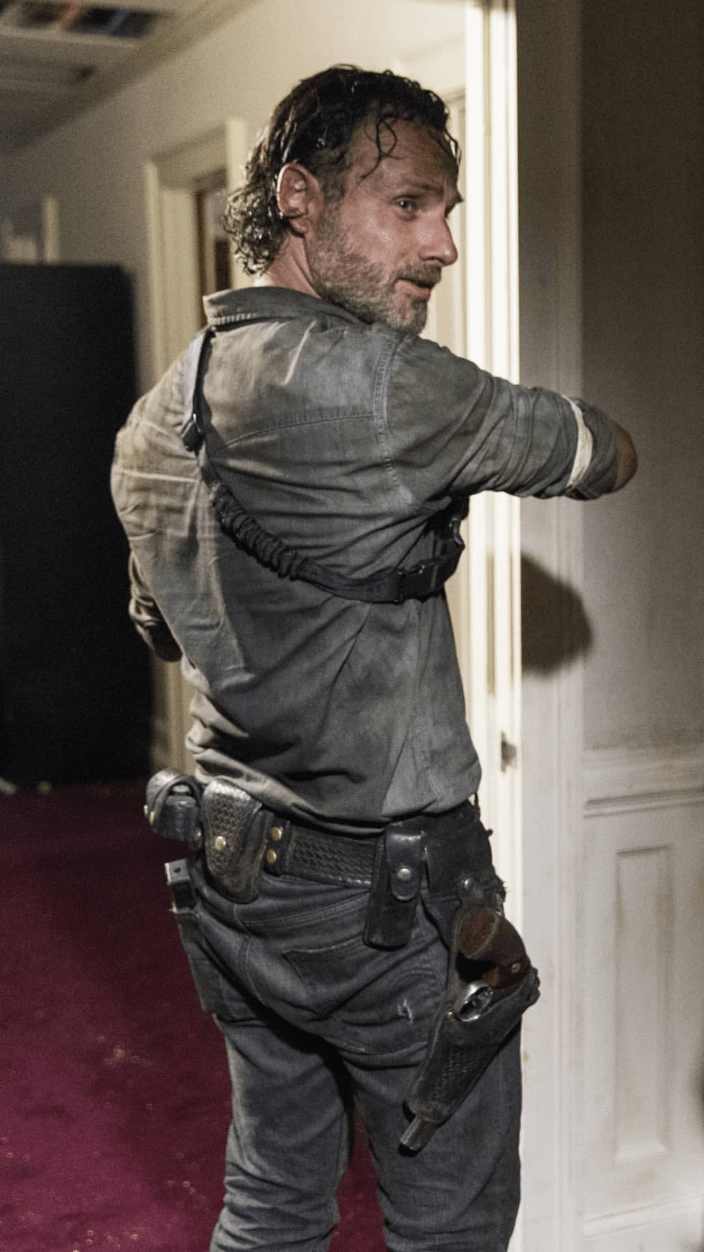 1440x2560 Rick Grimes TWD The Walking Dead. Rick walking dead, Walking dead wallpaper, The walking dead