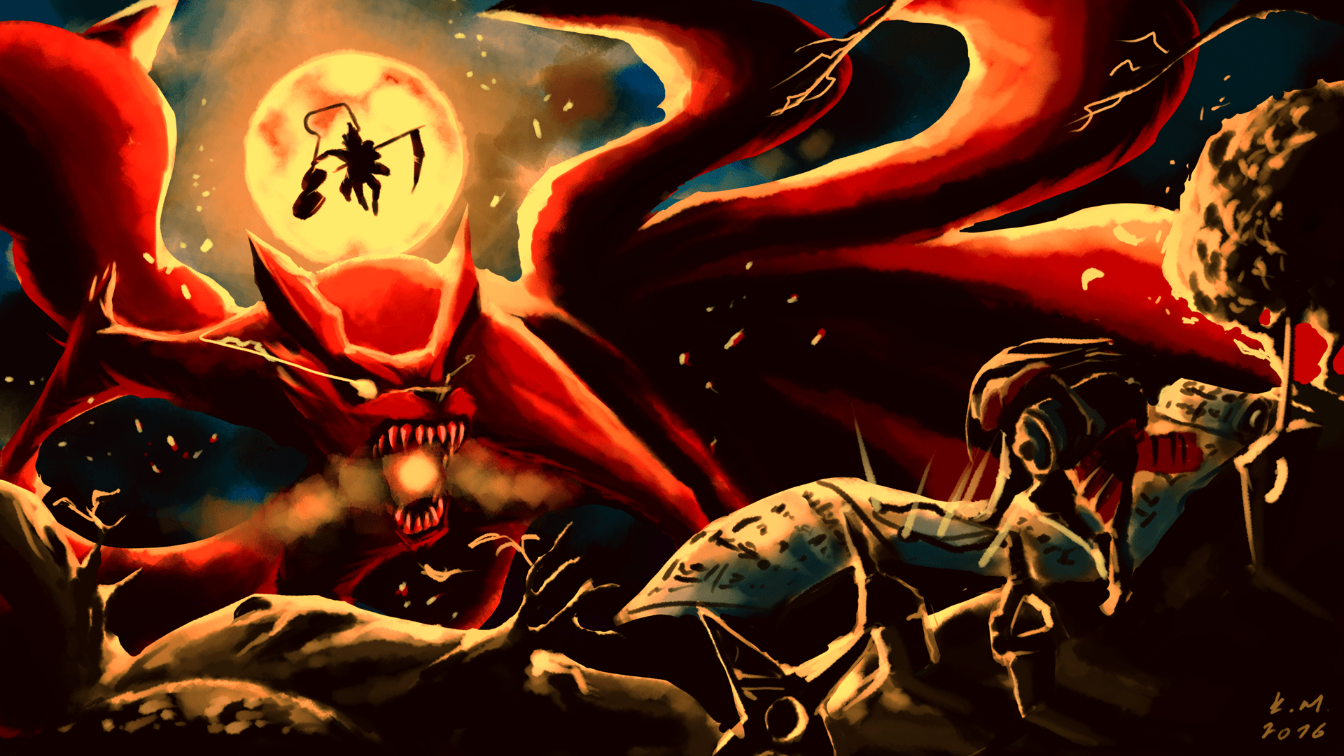 1920x1080 Madara Vs Hashirama Wallpaper