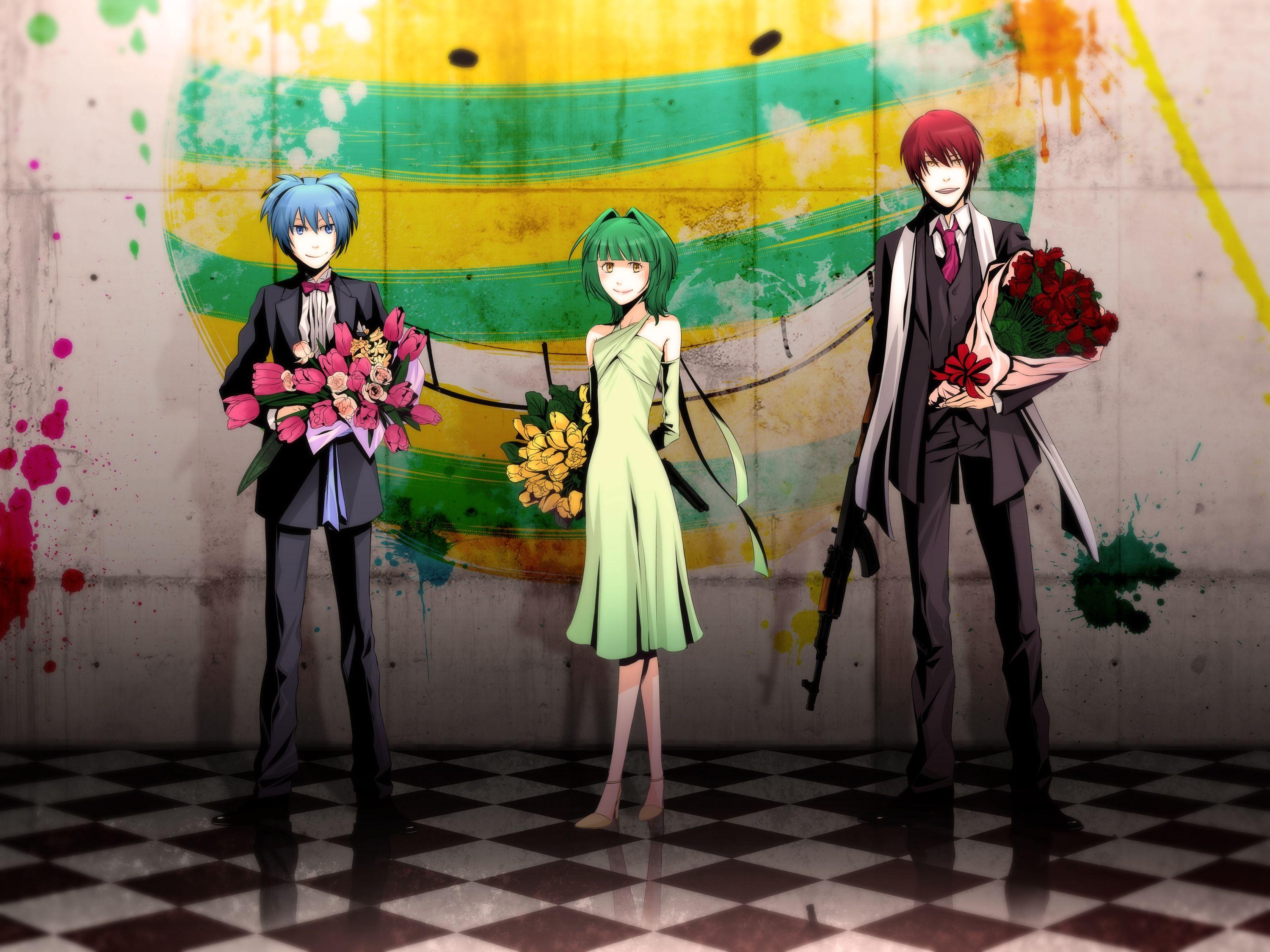3000x2250 Karma, Nagisa and Kaede Computer Wallpaper, Desktop Backgroundx2250. Assassination classroom, Anime, Anime wallpaper