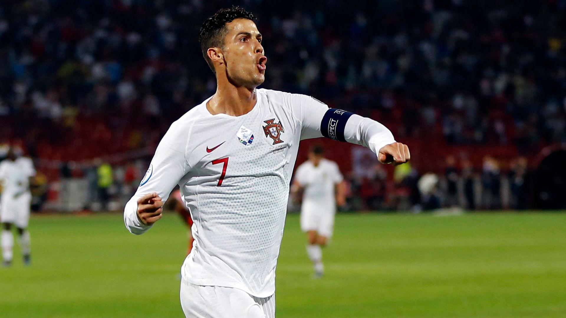 1920x1080 Ronaldo's four goals: Cristiano destined to be international football's greatest scorer ever as he closes on Ali Daei