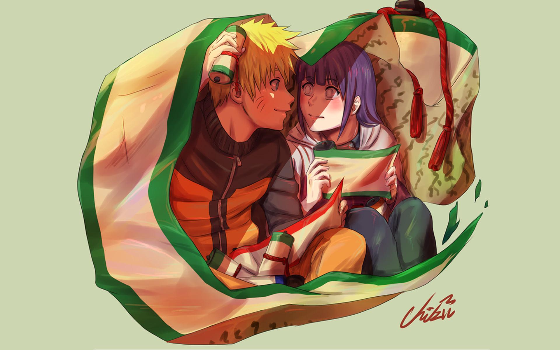 1920x1200 Naruto Hinata Couple Wallpaper