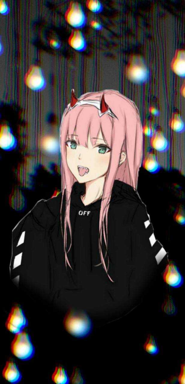 617x1280 Zero Two Wallpaper