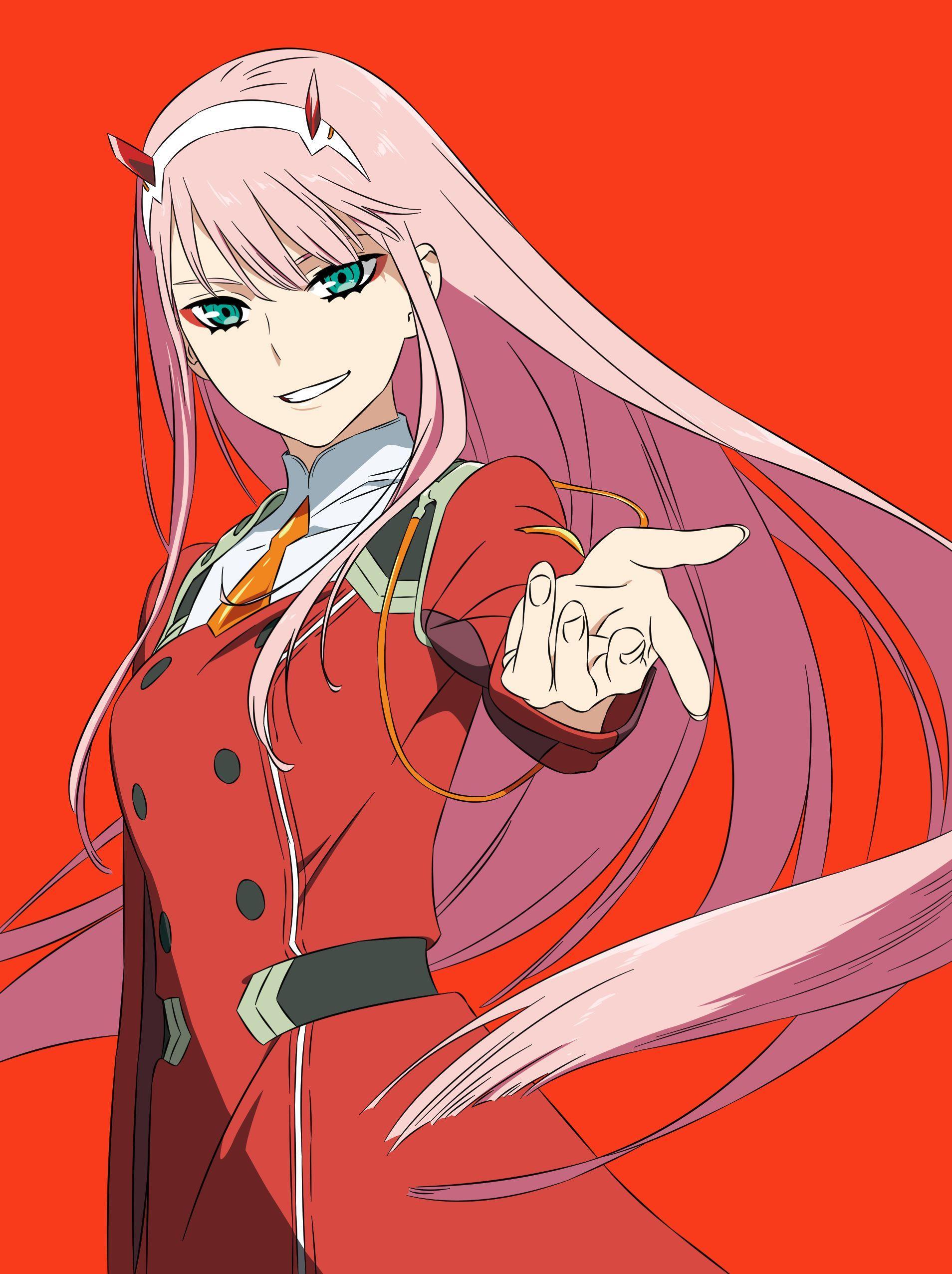 1908x2552 Zero Two Wallpaper