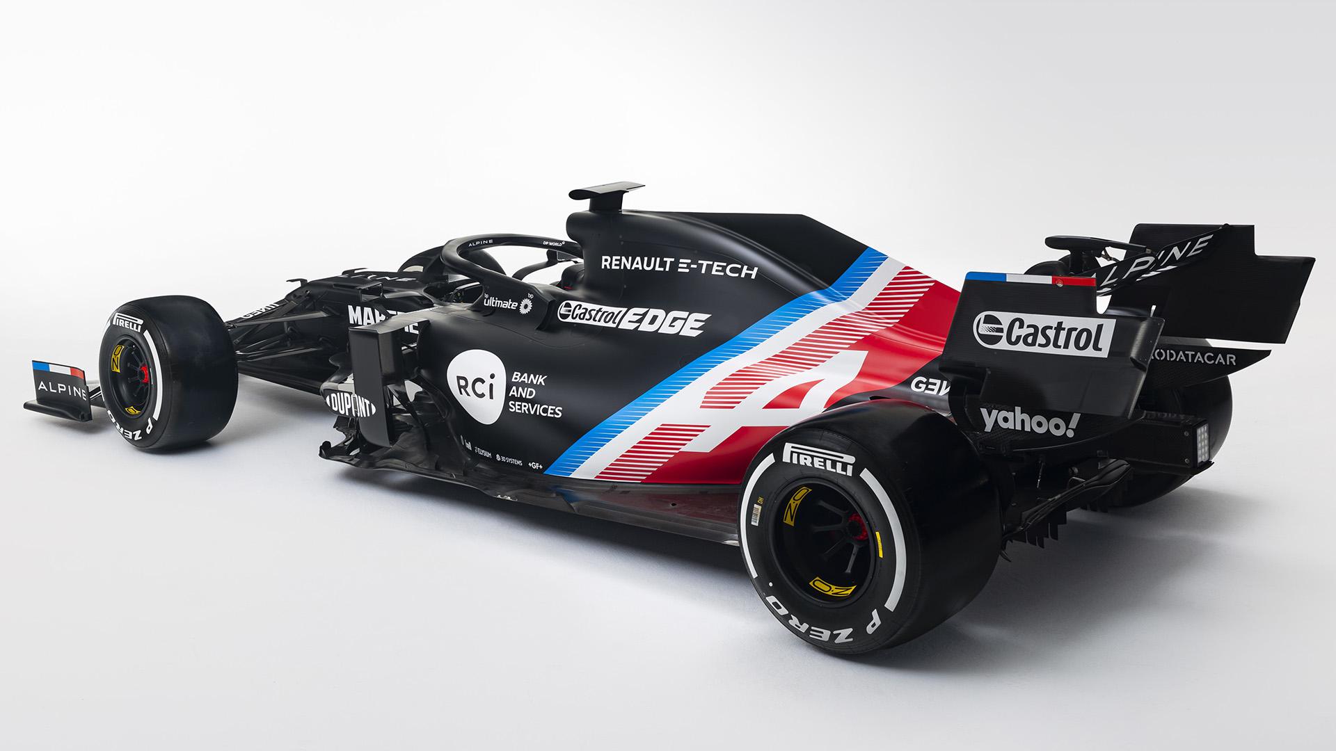 1920x1080 FIRST LOOK: Alpine reveal interim 'winter livery' featuring black colour scheme. Formula 1®