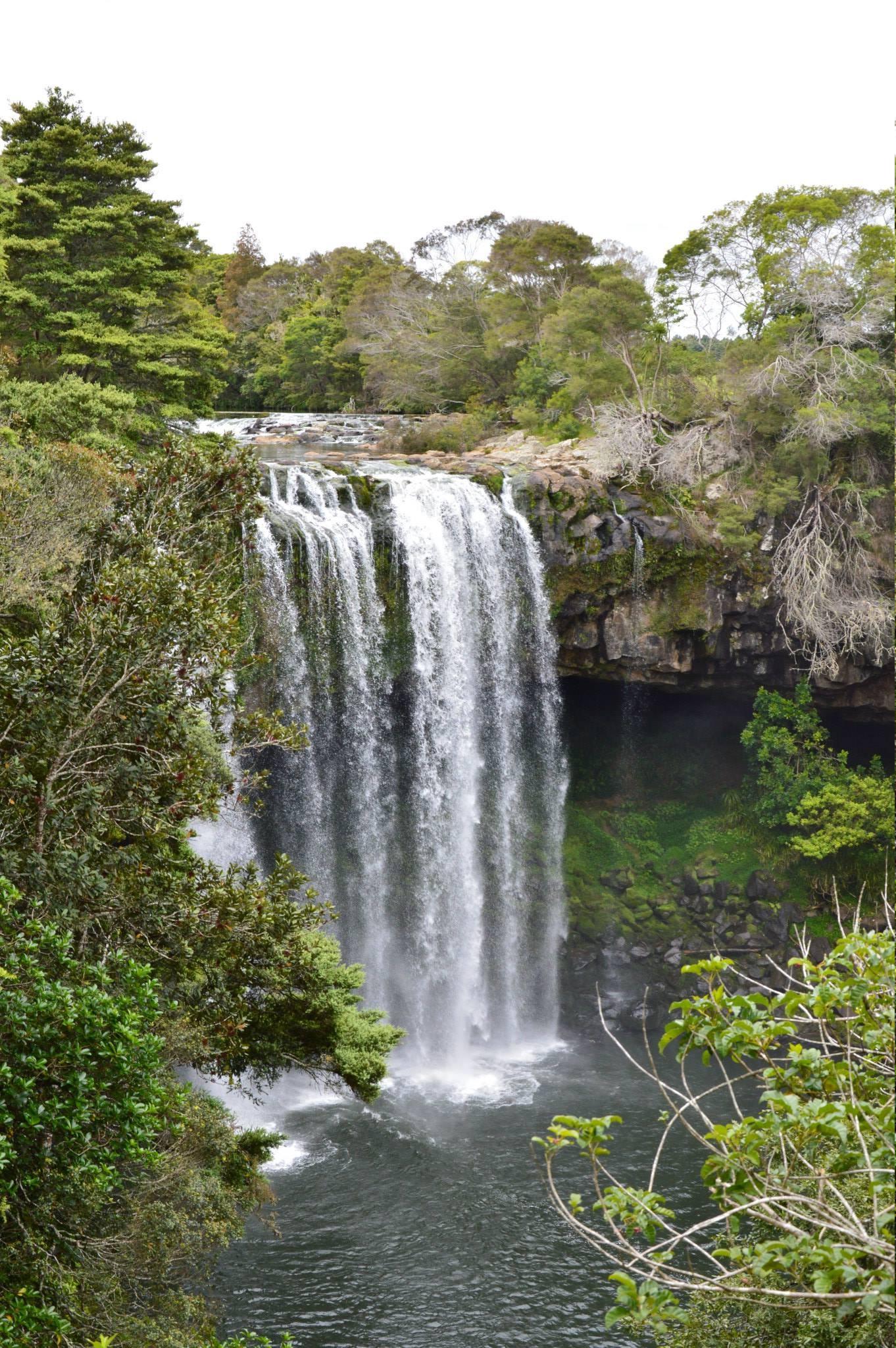 1362x2048 waterfall, New Zealand, Nature Wallpaper HD / Desktop and Mobile Background