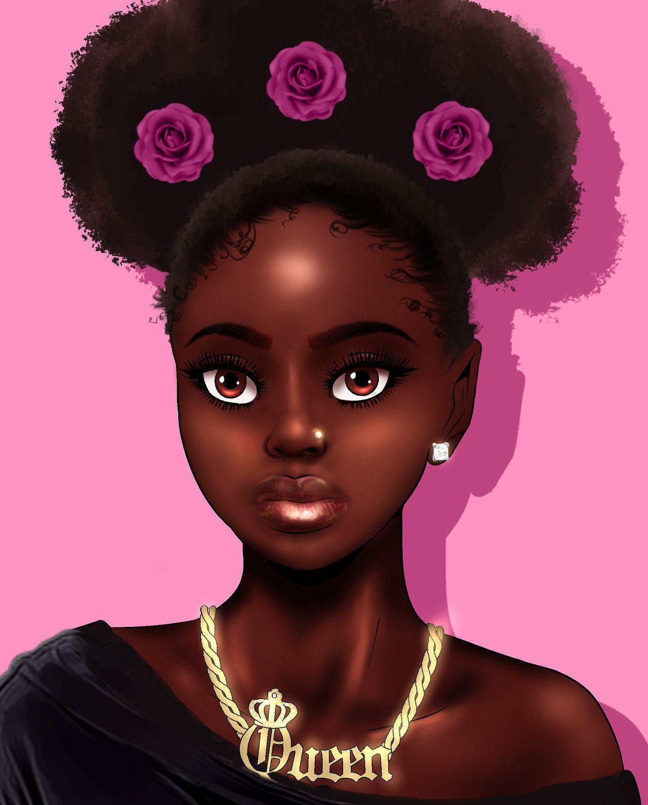 1280x1590 Black Girl Magic Wallpaper