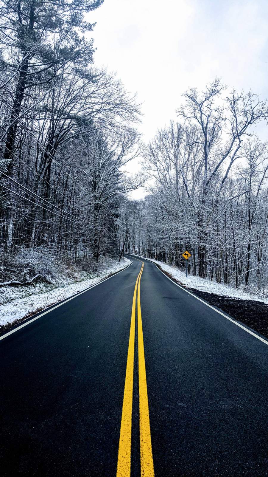 900x1600 Road Winter iPhone Wallpaper Wallpaper : iPhone Wallpaper
