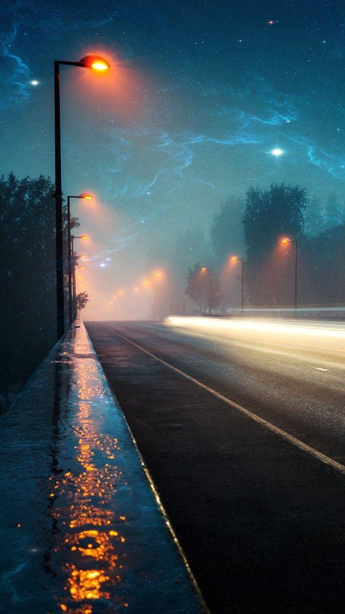 675x1199 Free download Midnight Highway Artistic iPhone Wallpaper Aesthetic wallpaper [675x1199] for your Desktop, Mobile & Tablet. Explore Artistic Background. Artistic Wallpaper, Wallpaper Artistic, Artistic Wallpaper