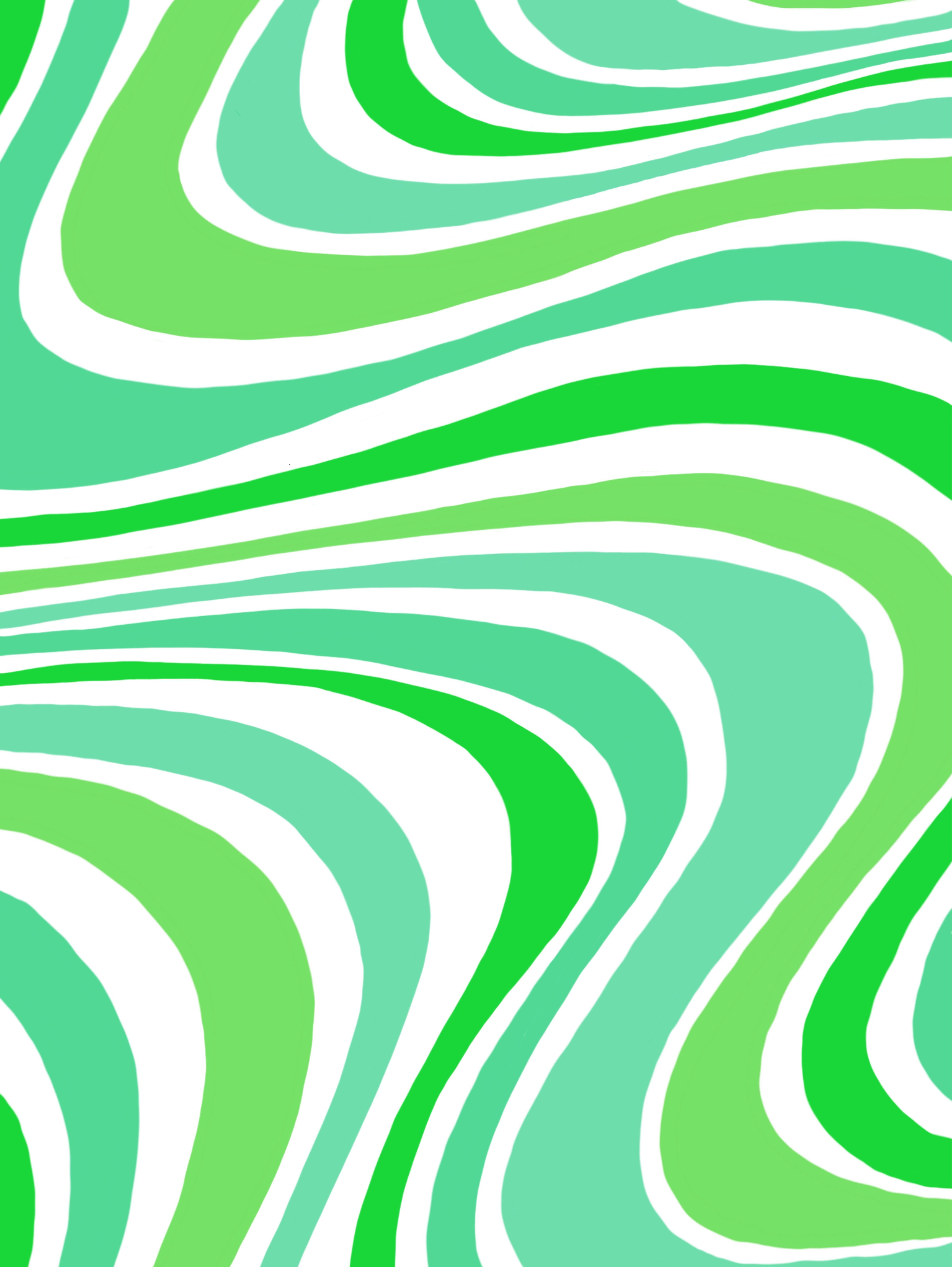 4870x6482 Free download Wavy Green Hippie wallpaper Cute patterns wallpaper Art [4870x6482] for your Desktop, Mobile & Tablet. Explore Groovy Background. Groovy Wallpaper