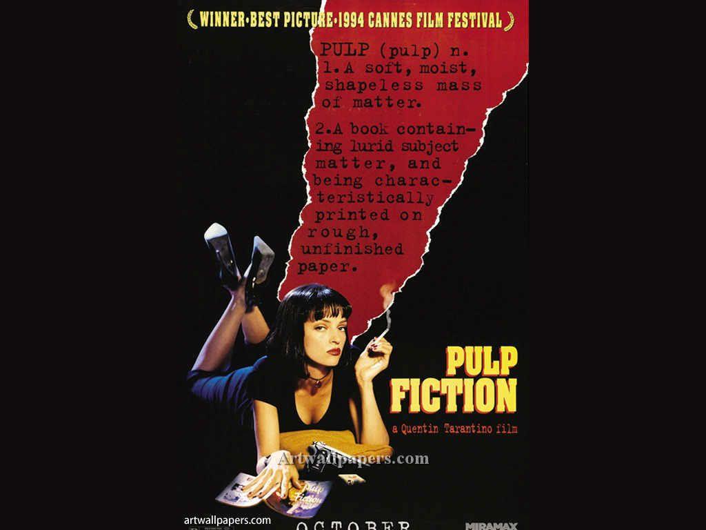 1024x768 Pulp Fiction Wallpaper: Pulp Fiction. Pulp fiction, Fiction, Movie posters vintage
